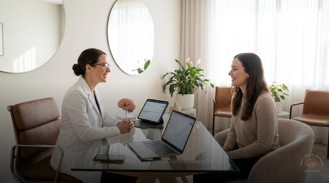 Dra. Erika Tavares, neurologista em Joinville, Jaraguá do Sul, Pomerode, Blumenau, Florianópolis. Saúde cerebral; enxaqueca; analgésico;neurologista;Neurologista em Jaraguá do Sul; Clínica de neurologia em Jaraguá do Sul; Médico especialista em dor de cabeça Jaraguá do Sul;Tratamento para enxaqueca em Jaraguá do Sul; Neurologista particular em Jaraguá do Sul; neuropediatra em Jaraguá do Sul; neurologista em pomerode;neurologista;Especialista em enxaqueca;Neurologista especialista em cefaleia;Tratamento preventivo para enxaqueca;Enxaqueca crônica tem cura;Enxaqueca refratária tratamento;Toxina botulínica para enxaqueca;Aplicação de toxina botulínica para dor de cabeça;Novos tratamentos para enxaqueca;Bloqueio anestésico para dor de cabeça;Diferença entre enxaqueca e dor de cabeça tensional;Enxaqueca com aura sintomas;Enxaqueca menstrual tratamento;Alimentos que causam enxaqueca;Por que minha cabeça dói todo dia;insônia