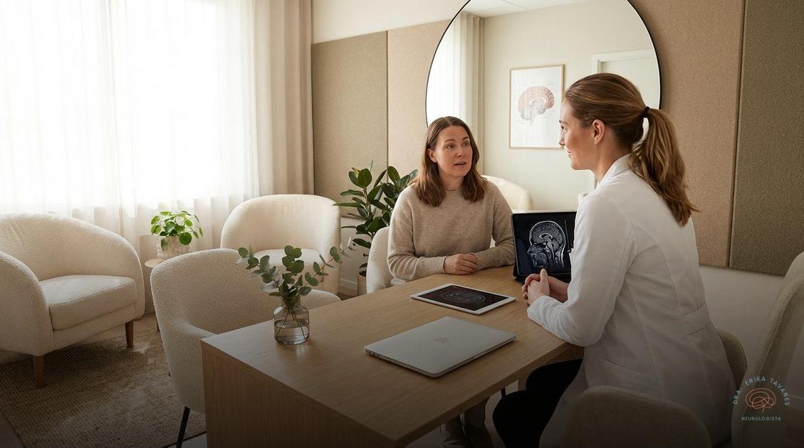 Dra. Erika Tavares, neurologista em Joinville, Jaraguá do Sul, Pomerode, Blumenau, Florianópolis. Saúde cerebral; enxaqueca; analgésico;neurologista;Neurologista em Jaraguá do Sul; Clínica de neurologia em Jaraguá do Sul; Médico especialista em dor de cabeça Jaraguá do Sul;Tratamento para enxaqueca em Jaraguá do Sul; Neurologista particular em Jaraguá do Sul; neuropediatra em Jaraguá do Sul; neurologista em pomerode;neurologista;Especialista em enxaqueca;Neurologista especialista em cefaleia;Tratamento preventivo para enxaqueca;Enxaqueca crônica tem cura;Enxaqueca refratária tratamento;Toxina botulínica para enxaqueca;Aplicação de toxina botulínica para dor de cabeça;Novos tratamentos para enxaqueca;Bloqueio anestésico para dor de cabeça;Diferença entre enxaqueca e dor de cabeça tensional;Enxaqueca com aura sintomas;Enxaqueca menstrual tratamento;Alimentos que causam enxaqueca;Por que minha cabeça dói todo dia;desenvolvimento cerebral