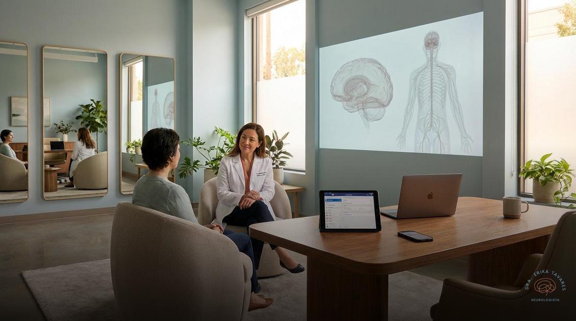 Dra. Erika Tavares, neurologista em Joinville, Jaraguá do Sul, Pomerode, Blumenau, Florianópolis. Saúde cerebral; enxaqueca; analgésico;neurologista;Neurologista em Jaraguá do Sul; Clínica de neurologia em Jaraguá do Sul; Médico especialista em dor de cabeça Jaraguá do Sul;Tratamento para enxaqueca em Jaraguá do Sul; Neurologista particular em Jaraguá do Sul; neuropediatra em Jaraguá do Sul; neurologista em pomerode;neurologista;Especialista em enxaqueca;Neurologista especialista em cefaleia;Tratamento preventivo para enxaqueca;Enxaqueca crônica tem cura;Enxaqueca refratária tratamento;Toxina botulínica para enxaqueca;Aplicação de toxina botulínica para dor de cabeça;Novos tratamentos para enxaqueca;Bloqueio anestésico para dor de cabeça;Diferença entre enxaqueca e dor de cabeça tensional;Enxaqueca com aura sintomas;Enxaqueca menstrual tratamento;Alimentos que causam enxaqueca;Por que minha cabeça dói todo dia;enxaqueca