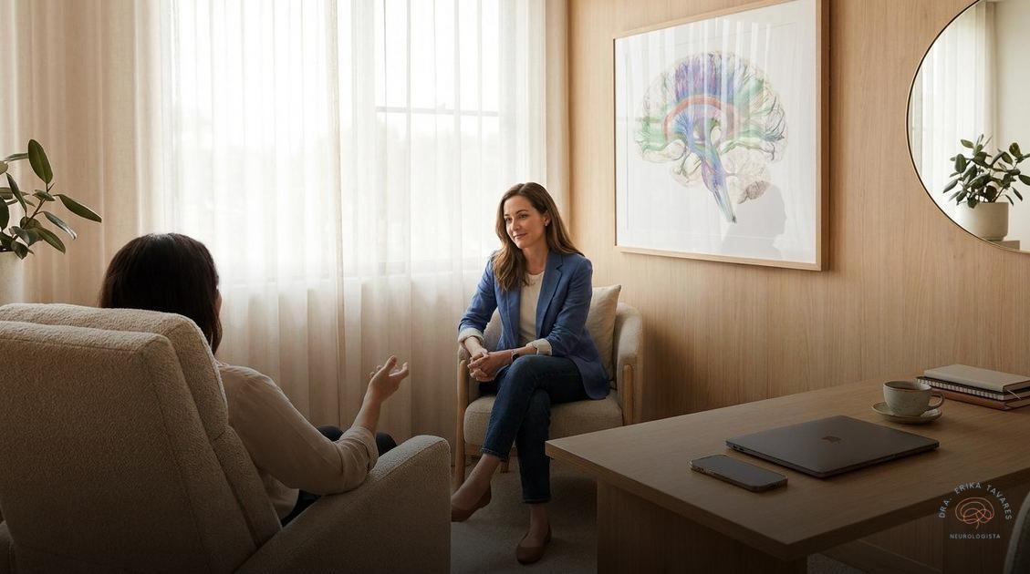 Dra. Erika Tavares, neurologista em Joinville, Jaraguá do Sul, Pomerode, Blumenau, Florianópolis. Saúde cerebral; enxaqueca; analgésico;neurologista;Neurologista em Jaraguá do Sul; Clínica de neurologia em Jaraguá do Sul; Médico especialista em dor de cabeça Jaraguá do Sul;Tratamento para enxaqueca em Jaraguá do Sul; Neurologista particular em Jaraguá do Sul; neuropediatra em Jaraguá do Sul; neurologista em pomerode;neurologista;Especialista em enxaqueca;Neurologista especialista em cefaleia;Tratamento preventivo para enxaqueca;Enxaqueca crônica tem cura;Enxaqueca refratária tratamento;Toxina botulínica para enxaqueca;Aplicação de toxina botulínica para dor de cabeça;Novos tratamentos para enxaqueca;Bloqueio anestésico para dor de cabeça;Diferença entre enxaqueca e dor de cabeça tensional;Enxaqueca com aura sintomas;Enxaqueca menstrual tratamento;Alimentos que causam enxaqueca;Por que minha cabeça dói todo dia;jaraguá do sul